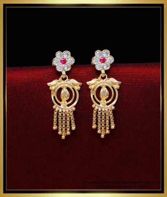 ERG2024 - Traditional Gold Design Gold Plated Earrings for Women