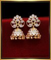 ERG2034 - Latest Uncut Diamond Stone Traditional Jhumkas Online