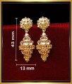 ERG2035 - Gold Plated New Design Gold Layered Jhumkas for Women