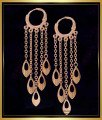ERG2039 - Stylish Western Earrings Rose Gold Hoop Earrings for Girls
