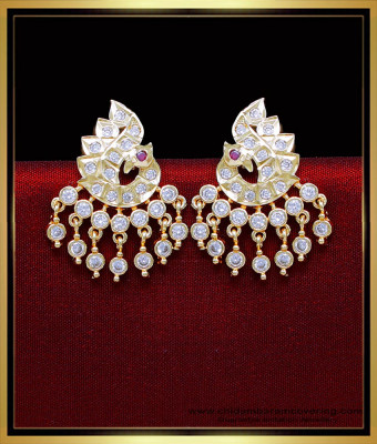 ERG2043 - Traditional Gold Design Impon Stud Earrings for Women