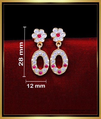 ERG2044 - New Impon Gold Earrings Designs for Daily Use Kammal