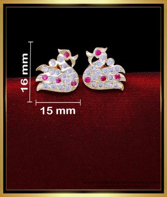 ERG2047 - New Model Swan Design Impon Stud Earrings for Women