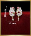 ERG2050 - Impon Traditional Gold Earrings Designs for Daily Use