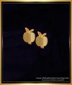 ERG2055 - Elegant Apple Design Hoop Earrings Design Artificial
