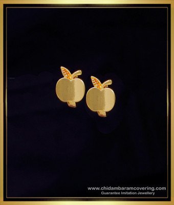 ERG2055 - Elegant Apple Design Hoop Earrings Design Artificial