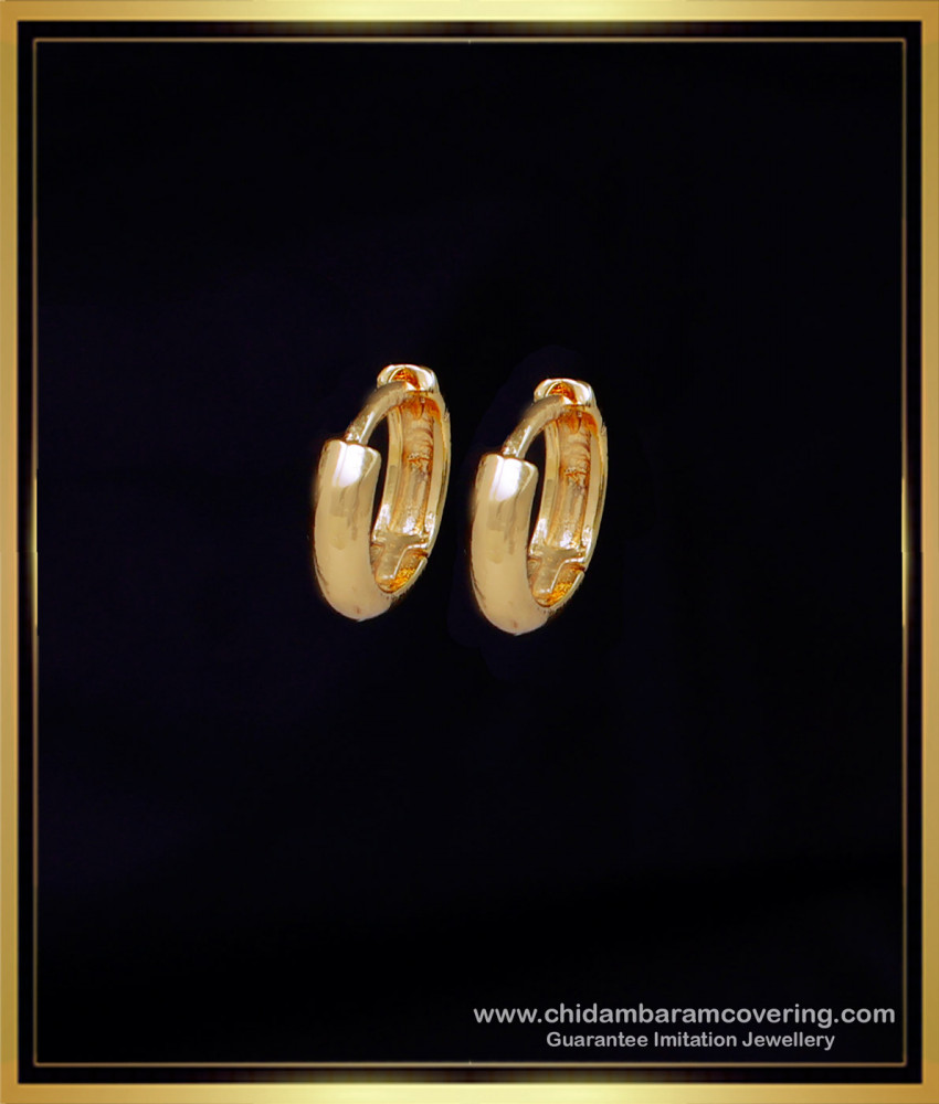 ERG2056 - 1 Gram Gold Small Gold Earrings Designs for Daily Use
