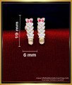 ERG2079 - Simple Gold Earrings Design Stone Studs Impon Jewellery