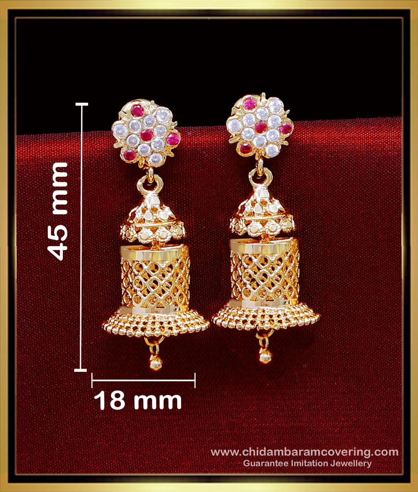 ERG2088 - New Model Impon Earrings Jhumka Design for Women