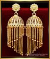 ERG2098 - Latest Bridal Wear 2 Gram Gold Earrings Jhumka Design