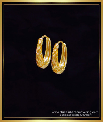 ERG2104 - Latest Daily Use Bali Gold Kundal Design for Girls