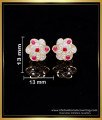 ERG2127 - Trendy Impon Simple Small Gold Earrings Design for Women