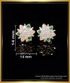 ERG2130 - New Flower Stud Earrings Artificial Impon Thodu Design