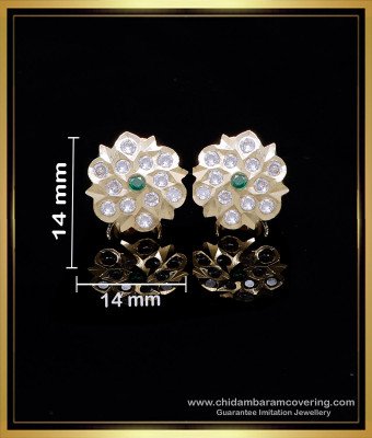 ERG2131 - Traditional Gold Design Impon Stud Earrings for Women