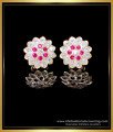 ERG2141 - Gold Plated Impon Stone Artificial Stud Earrings Online