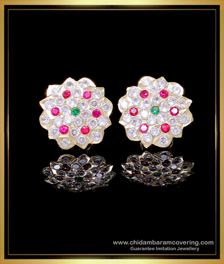 ERG2143 - Beautiful Multi Stone Affordable Stud Earrings Online