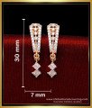 ERG2165 - Diamond Stone J Model Trendy Stud Earrings