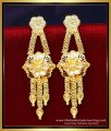 ERG2181 - Traditional Yellow Gold Artificial Earrings for Daily Use