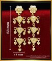 ERG2184 - Trendy Gold Design 1 Gram Gold Earrings for Women