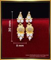ERG2190 - Elegant Simple American Daimond White Stone Earrings