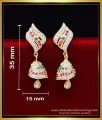 ERG2193 - New Model Multi Stone Jhumka Earrings for Women