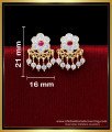 ERG2218 - Attractive Daily Wear Earrings Gold Design for Women