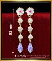 ERG2223 - Modern Impon Stone Titanic Crystal Drop Earrings