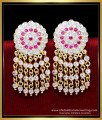 ERG2224 - Traditional Stone Earrings Gold Design for Wedding