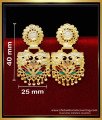 ERG2230 - Gold Design 2 Gram Gold Earrings Daily Use for Women