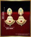 ERG2233 - Latest 2 Gram Gold Earrings Daily Use for Women