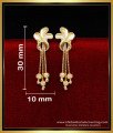 ERG2238 - Cute Daily Wear Light Weight 2 Gram Gold Kammal Design