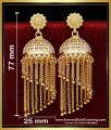 ERG2257 - Big Jhumka Earrings South Indian Wedding Jewellery