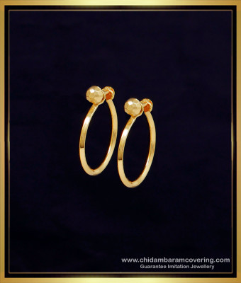 ERG2274 - Traditional Daily Wear Gold Bali Design for Girls