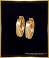 ERG2275 - Classic Thick Gold Hoop Earrings Designs for Daily Use