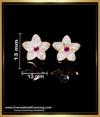 ERG2276 - Unique Gold Earrings Design Impon Studs Online