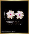 ERG2279 - Elegant Impon Flower Model Stud Ear Rings New Models