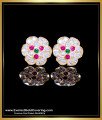 ERG2284 - South Indian Gold Studs Earrings Impon Jewellery