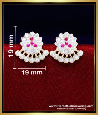 ERG2288 - Traditional Indian Impon Earrings Online Shopping