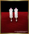 ERG2291 - South Indian Gold Earrings Tops Design for Female