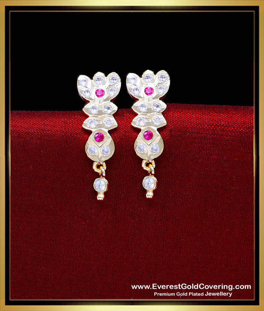 ERG2292 - 1 Gram Gold Plated Impon Daily Use Impon Earrings