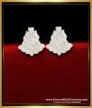 ERG2298 - Impon White Stone Gold Earring Jewelry Design