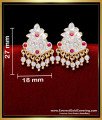 ERG2301 - South Indian Impon Stone Stud Earrings for Women