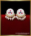 ERG2302 - Impon Gold Plated Jewellery Design Stone Stud Earrings
