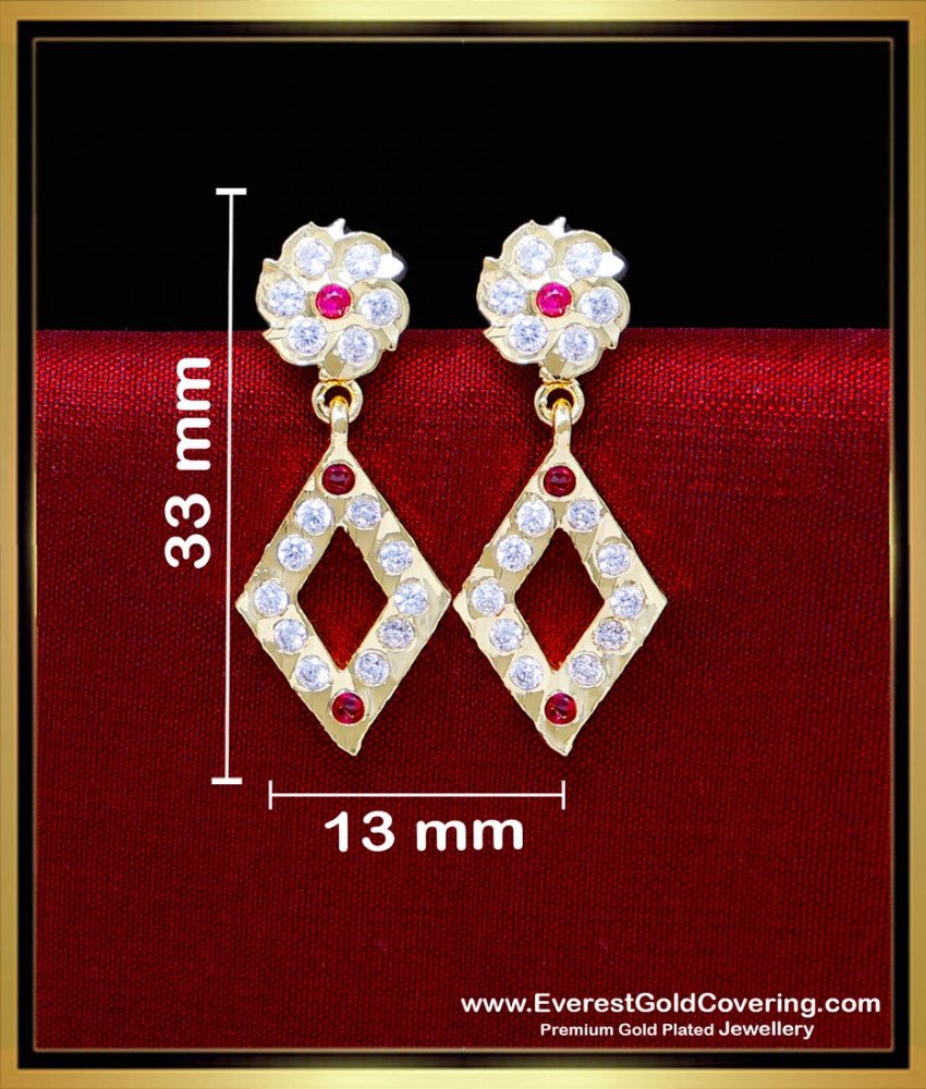 ERG2304 - Latest Light Weight Daily Wearing Earrings for Girls