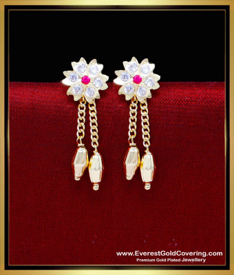 ERG2305 - Unique Gold Earrings Design Impon Jewellery Online