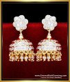 ERG2312 - Bridal Wear Gold Earring Patterns Jhumkas for Women