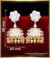 ERG2312 - Bridal Wear Gold Earring Patterns Jhumkas for Women