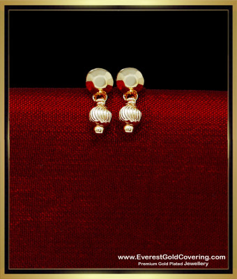 ERG2315 - 1 Gram Gold Simple Daily Use Earrings for Baby Girl