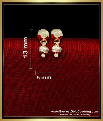 ERG2315 - 1 Gram Gold Simple Daily Use Earrings for Baby Girl