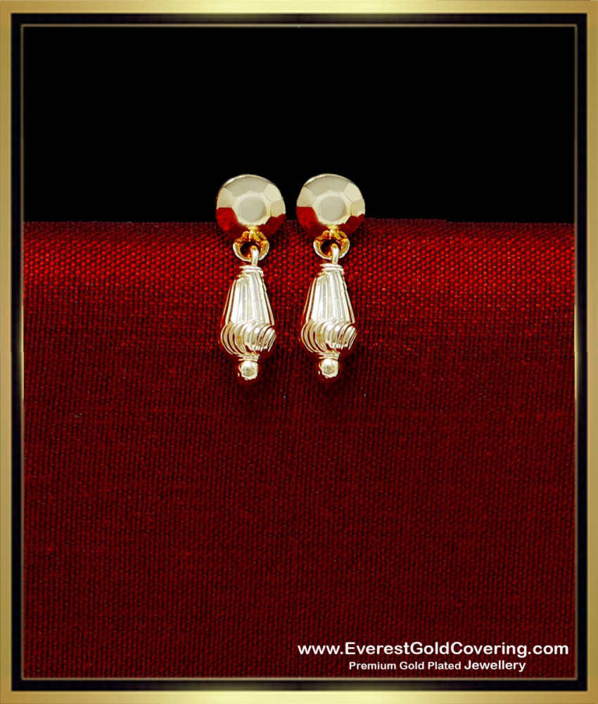 ERG2316 - Cute Small 1 Gram Gold Earrings for Baby Girl
